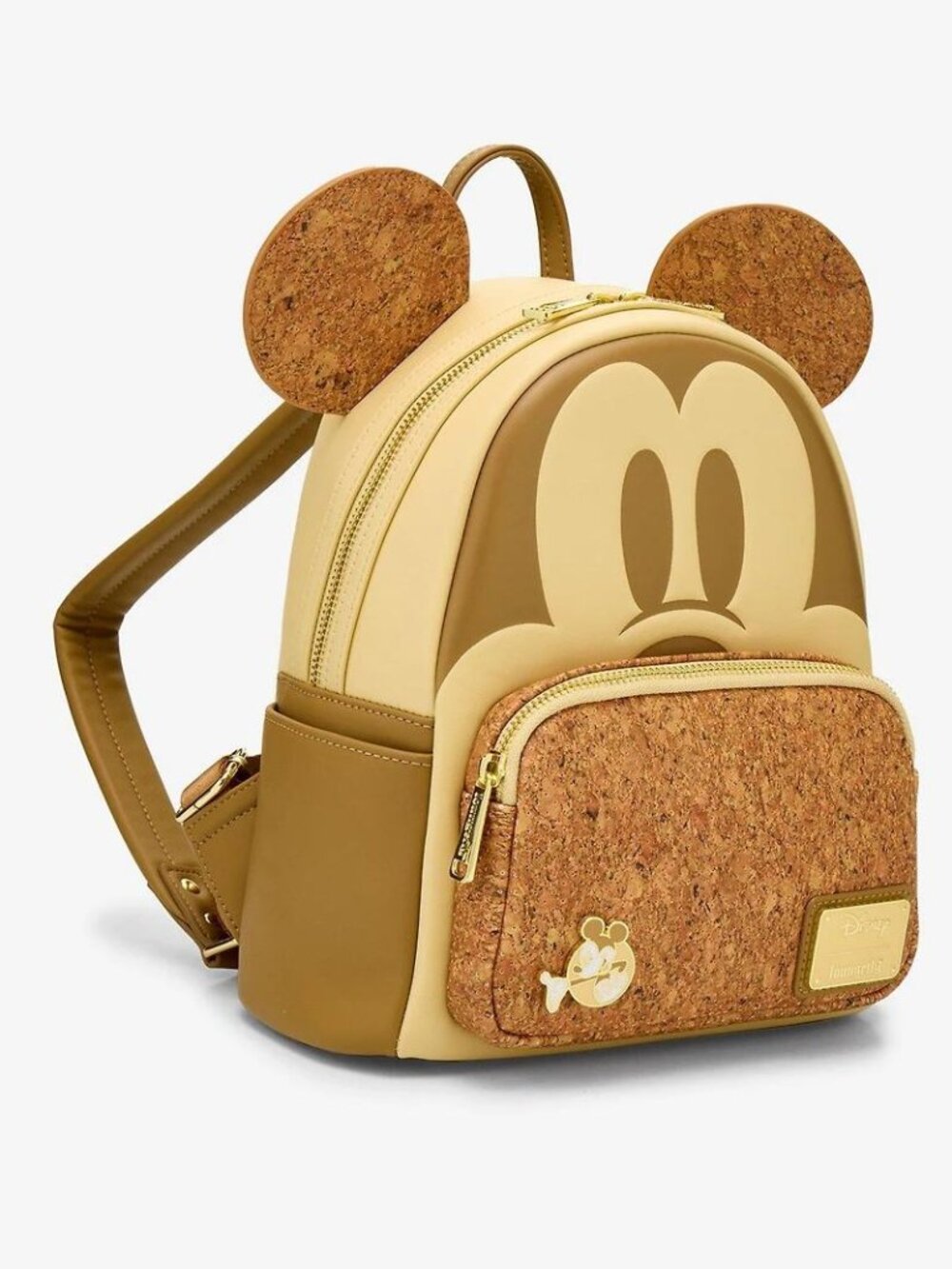NWT Loungefly Mickey Cork Pin Display Backpack + 14 Disney Trading Pins